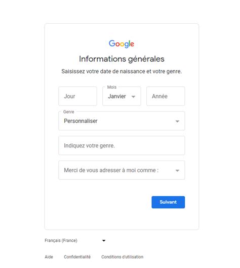 créer un compte gmail gratuitement.